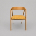 LUSO Dining Chair Oak/Orange