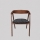 LUSO Dining Chair Walnut/Black