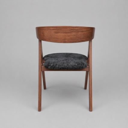 LUSO Dining Chair Walnut/Black