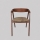 LUSO Dining Chair – Walnut/Brown