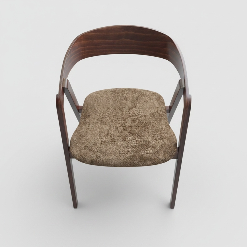 LUSO Dining Chair – Walnut/Brown