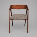 LUSO Dining Chair Walnut/Brown