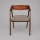 LUSO Dining Chair Walnut/Brown
