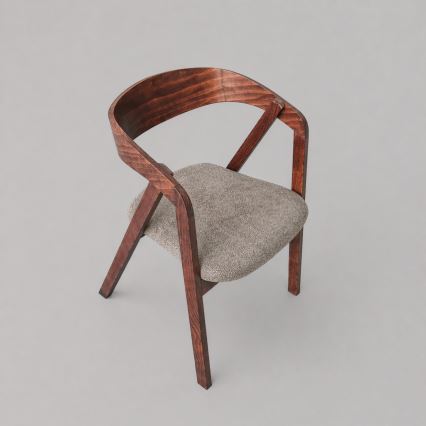 LUSO Dining Chair Walnut/Brown