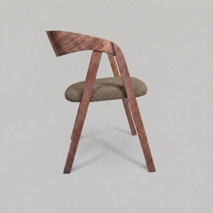 LUSO Dining Chair Walnut/Brown