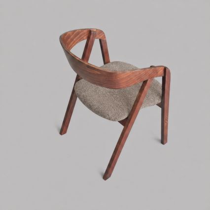 LUSO Dining Chair Walnut/Brown