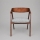 LUSO Dining Chair, Walnut/Grey