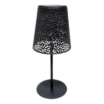 LUVETRA LED Solar Table Lamp LED/1xAA 4000K IP44 200 mAh Black