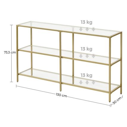 LUVOR Gold Side Table