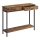 LUVOR side table, brown/black