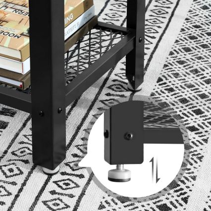 LUVOR Side Table, Brown/Black