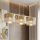 LUX Cable Pendant Light 3xE27/15W/230V White/Gold