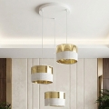 LUX Cable Pendant Light 3xE27/15W/230V White/Gold