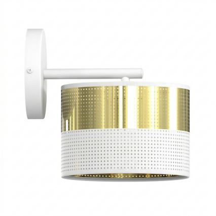 LUX Wall Lamp 1xE27/15W/230V White/Gold