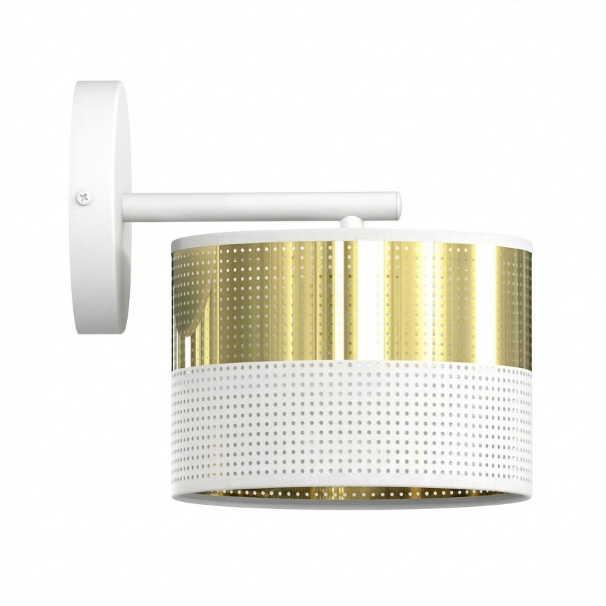 LUX Wall Lamp 1xE27/15W/230V White/Gold