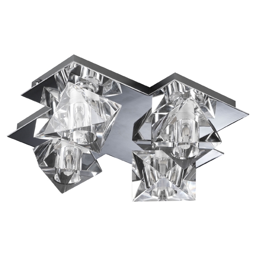 Luxera 1545 - Replacement glass for chandelier, table lamp, ceiling light and wall light BAIKO G9