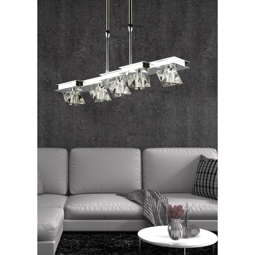 LUXERA 1546 - Chandelier BAIKO 5xG9/33W/230V