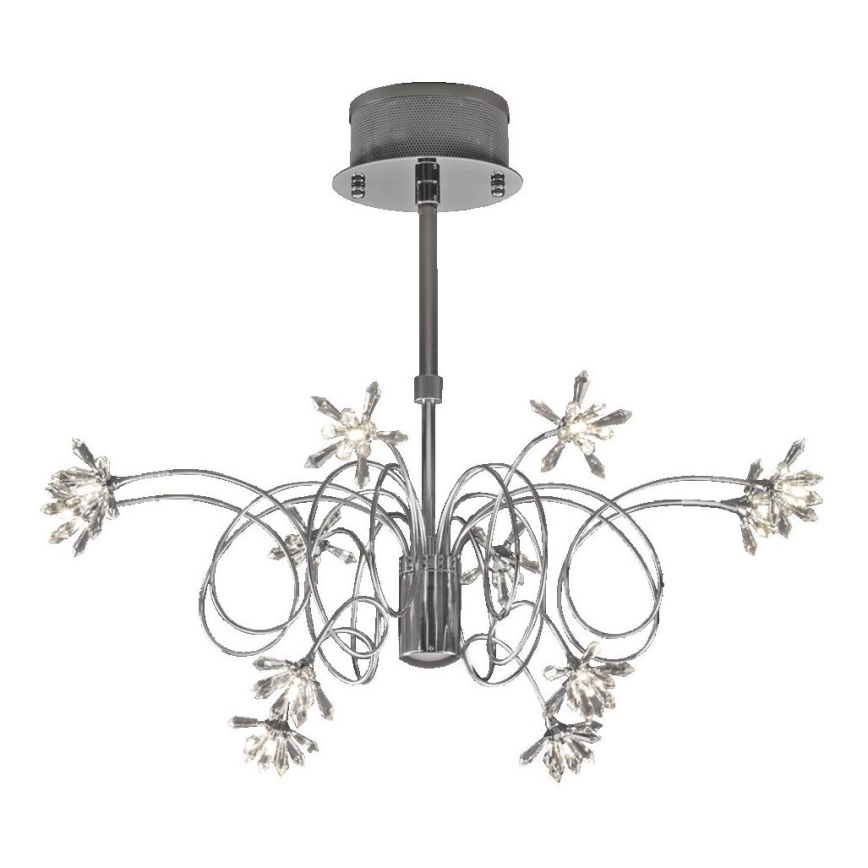 LUXERA 1570 - Chandelier SCARLET 12xG4/20W/230V