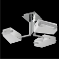 Luxera 1595 - Replacement glass for chandelier RONDA G9