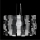 Luxera 18041 - Chandelier on a string ZIGZAG 1xE27/100W/230V
