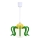 LUXERA 28026 - Children's chandelier MICCA 1xE27/13W/230V