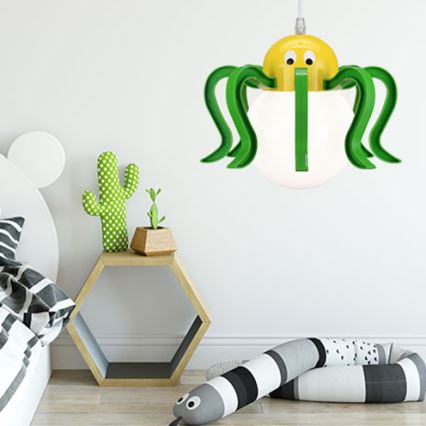 LUXERA 28026 - Children's chandelier MICCA 1xE27/13W/230V