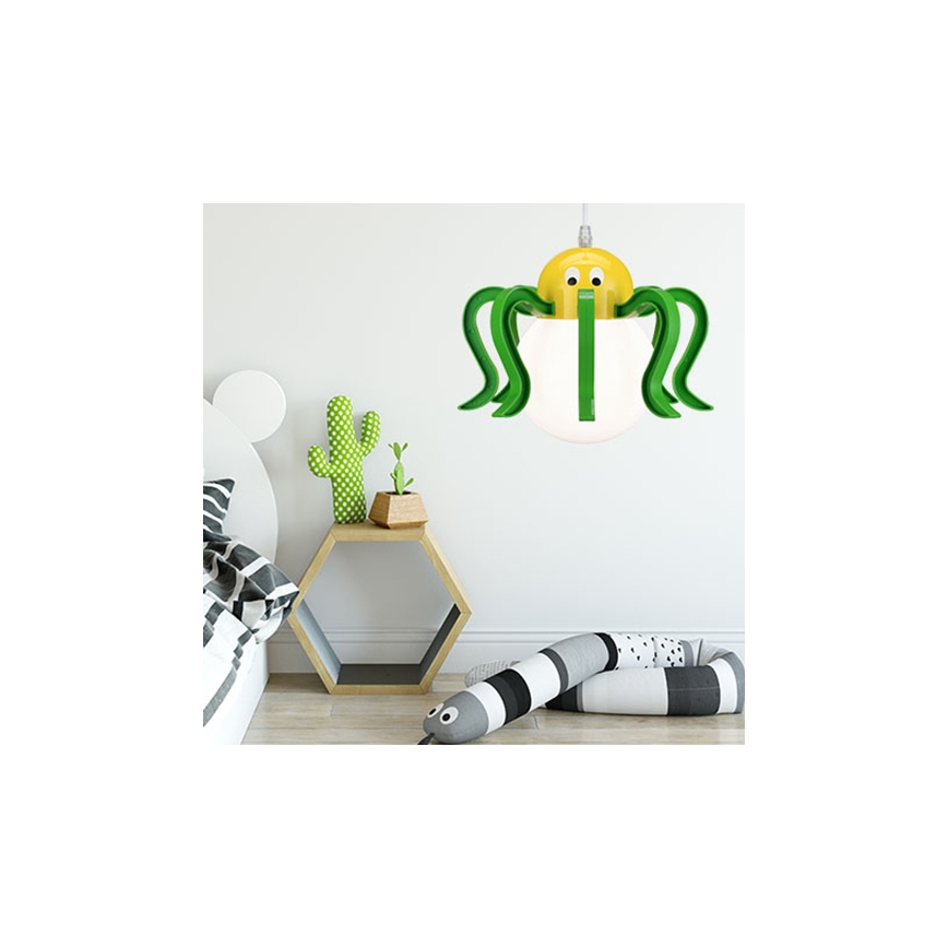 LUXERA 28026 - Children's chandelier MICCA 1xE27/13W/230V