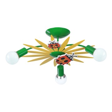 LUXERA 28033 - Children's ceiling light QUETT 3xE27/40W/230V