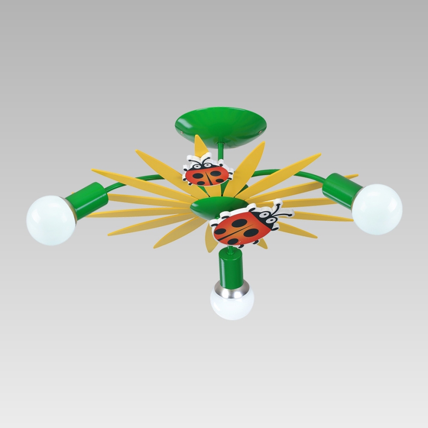 Luxera 28033 - Children's ceiling light QUETT 3xE27/40W/230V