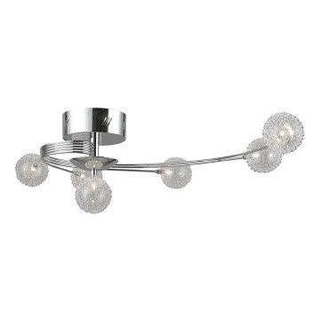 LUXERA 46010 - Surface-mounted chandelier CASCADA 6xG4/20W/230V