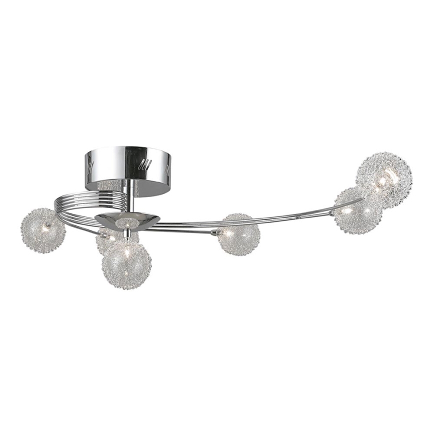 LUXERA 46010 - Surface-mounted chandelier CASCADA 6xG4/20W/230V