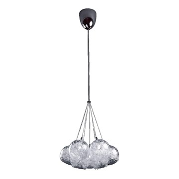 LUXERA 46037 - Pendant chandelier CRONOS 7xG4/20W/230V