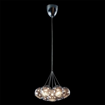 LUXERA 46037 - Pendant chandelier CRONOS 7xG4/20W/230V