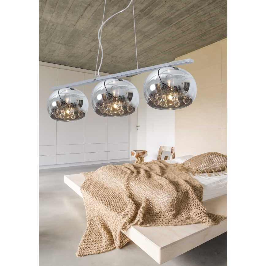 LUXERA 46039 - Pendant chandelier SPHERA 3xG9/75W/230V