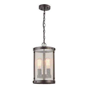 LUXERA 46072 - Chandelier on a chain IOWA 2xE27/60W/230V