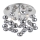 LUXERA 46119 - Ceiling light AMARILLO 6xGU10/50W/230V
