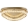 LUXERA 46150 - MIST LED Ceiling Light LED/32W/230V 4000K, 50 cm diameter, Gold