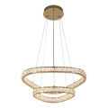 LUXERA 46152 - MIST LED Cable Chandelier LED/65W/230V 4000K Gold