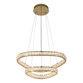 LUXERA 46152 - MIST LED Cable Chandelier LED/65W/230V 4000K Gold