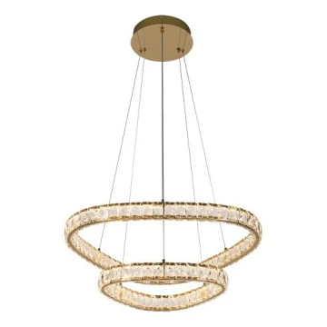 LUXERA 46152 - MIST LED Cable Chandelier LED/65W/230V 4000K Gold