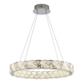 LUXERA 46156 - LED pendant light on cable LARUNA LED/38W/230V 4000K matte chrome