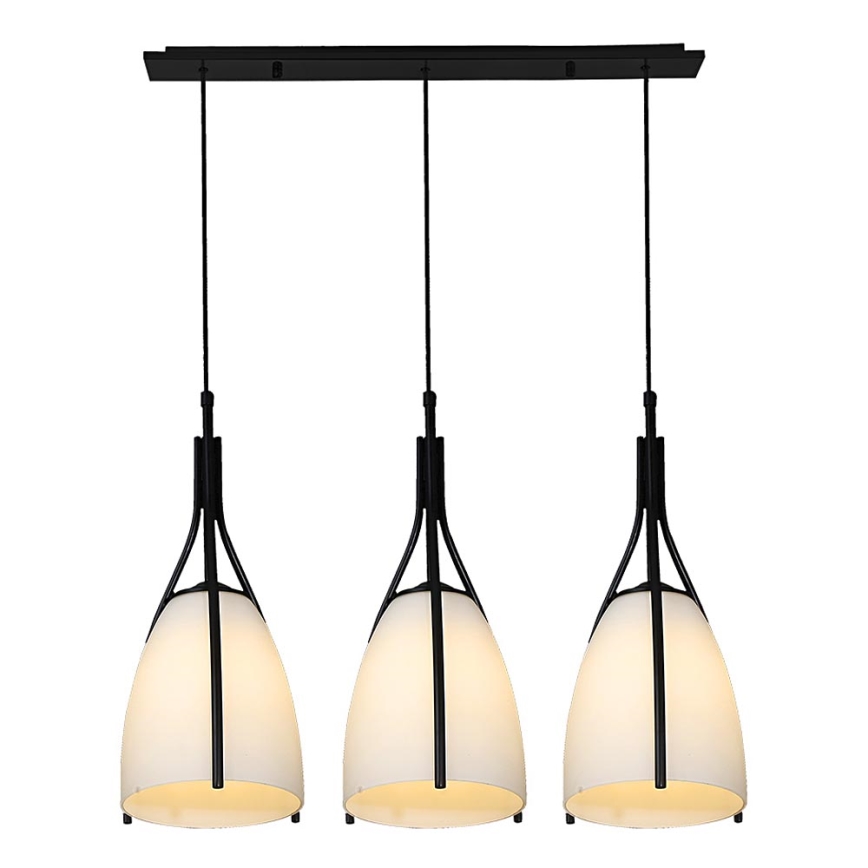 Luxera 61302 - Chandelier on a string ZORZO 3xE27/60W/230V