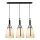 Luxera 61302 - Chandelier on a string ZORZO 3xE27/60W/230V