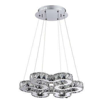 LUXERA 62422 - LED crystal Chandelier on a string STRADA LED/30W/230V