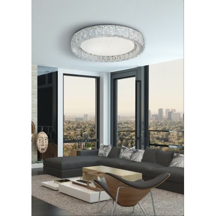 LUXERA 62437 - LED Ceiling light ALLURIA LED/48W/230V 4000K 60 cm