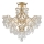 LUXERA 62439 - Crystal surface-mounted chandelier GRANADA 6xE14/40W/230V