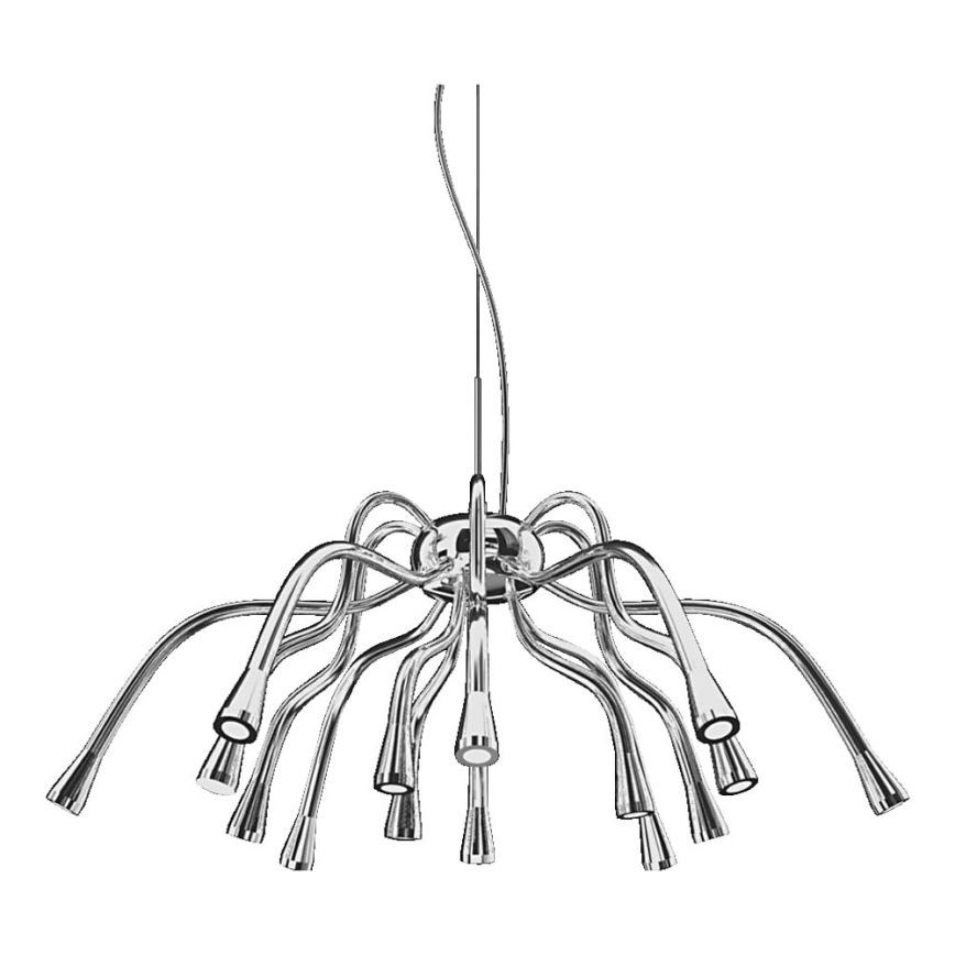 LUXERA 64022 - LED pendant chandelier LAMBIO 15xLED/1W/230V