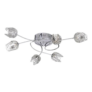 LUXERA 64039 - Surface-mounted chandelier DELPHI 6xG4/20W/230V