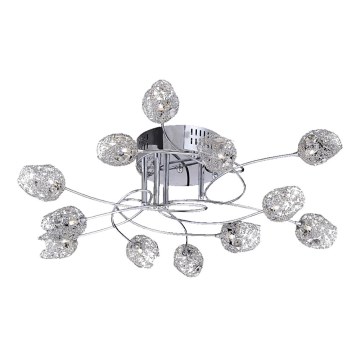 LUXERA 64040 - Surface-mounted chandelier DELPHI 12xG4/20W/230V