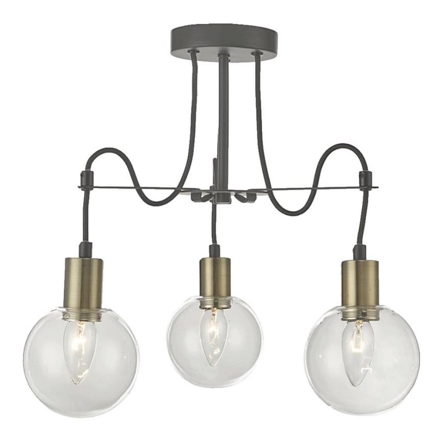 LUXERA 64402 - Chandelier on a string ABRAZO 3xE14/40W/230V